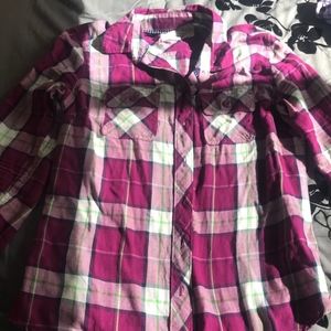 Aeropostale Plaid button up Size size L